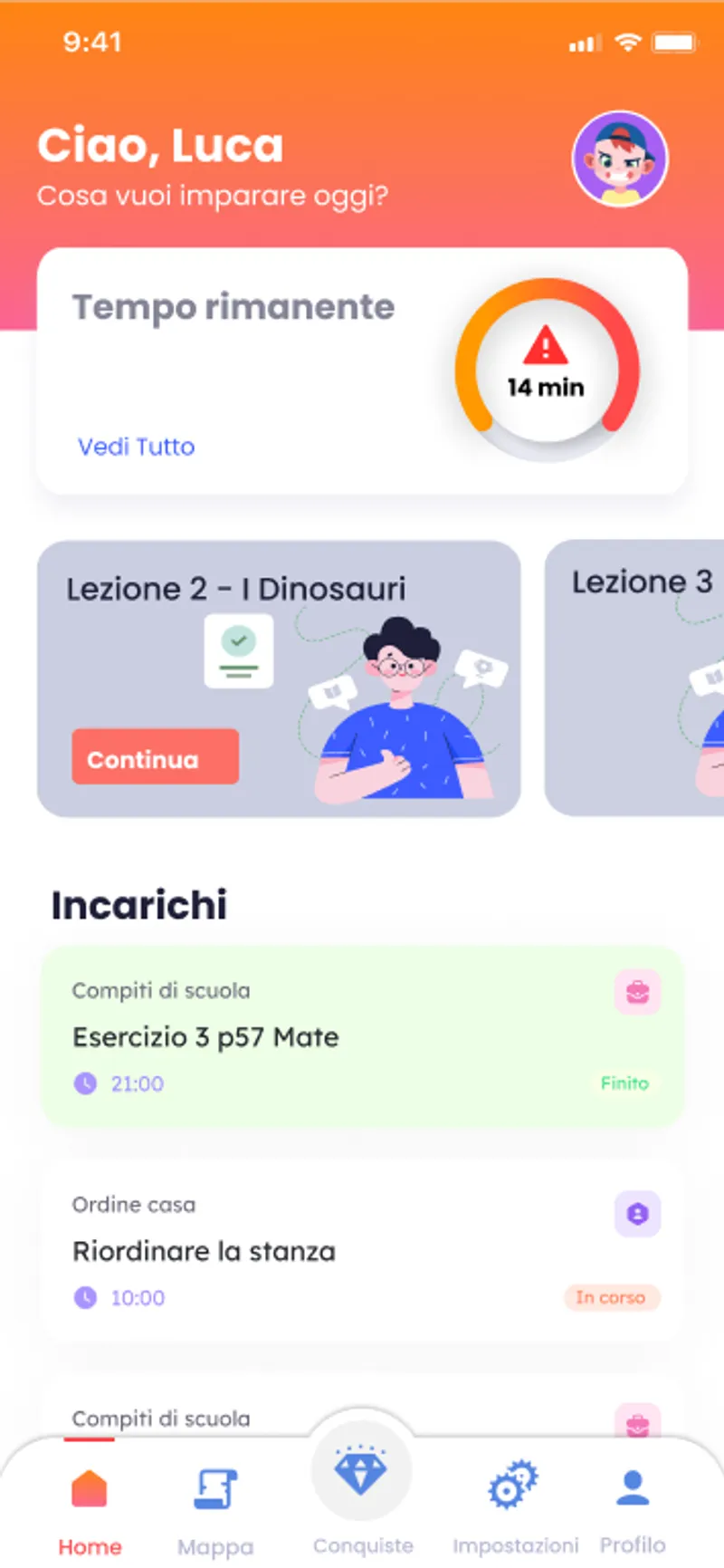 Nami Kids app - parental control educativo